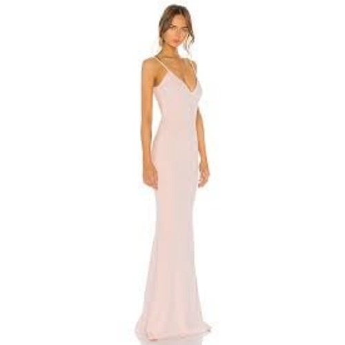 Katie May Bambi Gown Blush Pink Revolve Maxi Dress